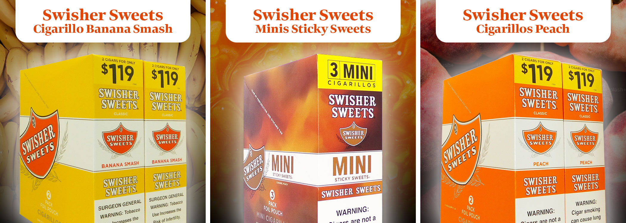 Best Swisher Sweets Blends Banner Product Photo
